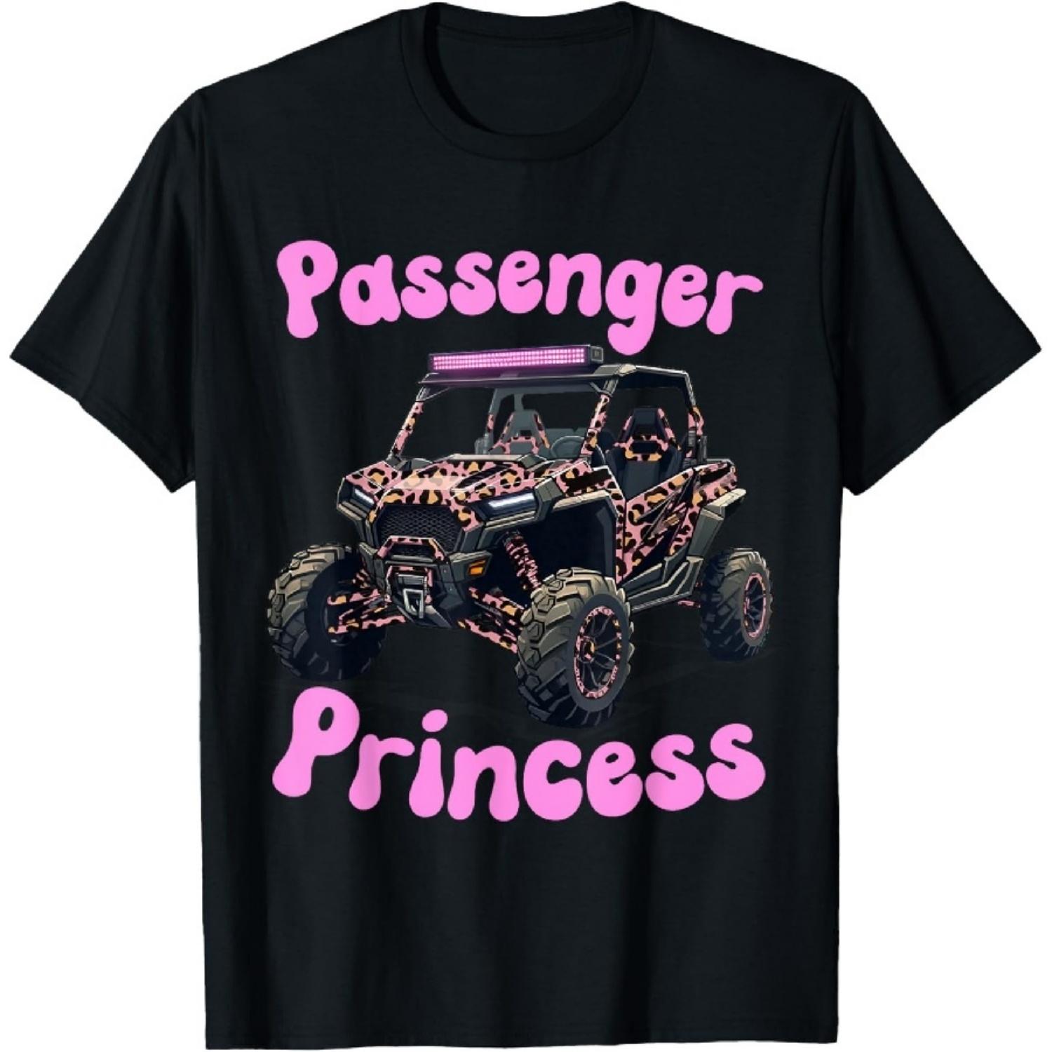 

Women UTV 4 Wheeler SXS Off Road UTV Passenger Princess T-Shirt S різнокольоровий