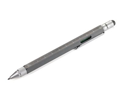 TROIKA Multi Ballpoint Pen Construction Metallic Gray PIP20/TI