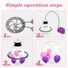 38CM Balloon Packing Machine with Air Pump&Expander Balloon Stuffing Machine Balloon Filling Tool Set Birthday Party Decoration