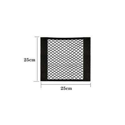 

Car Seat Back Organizer Trunk Net Mesh Pocket Elastic String Net Magic Sticker Universal Portable Storage Bag Car Accessories