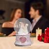Crystal Ball Ornament Tabletop Display Piece for Wife Couple Thanksgiving Year