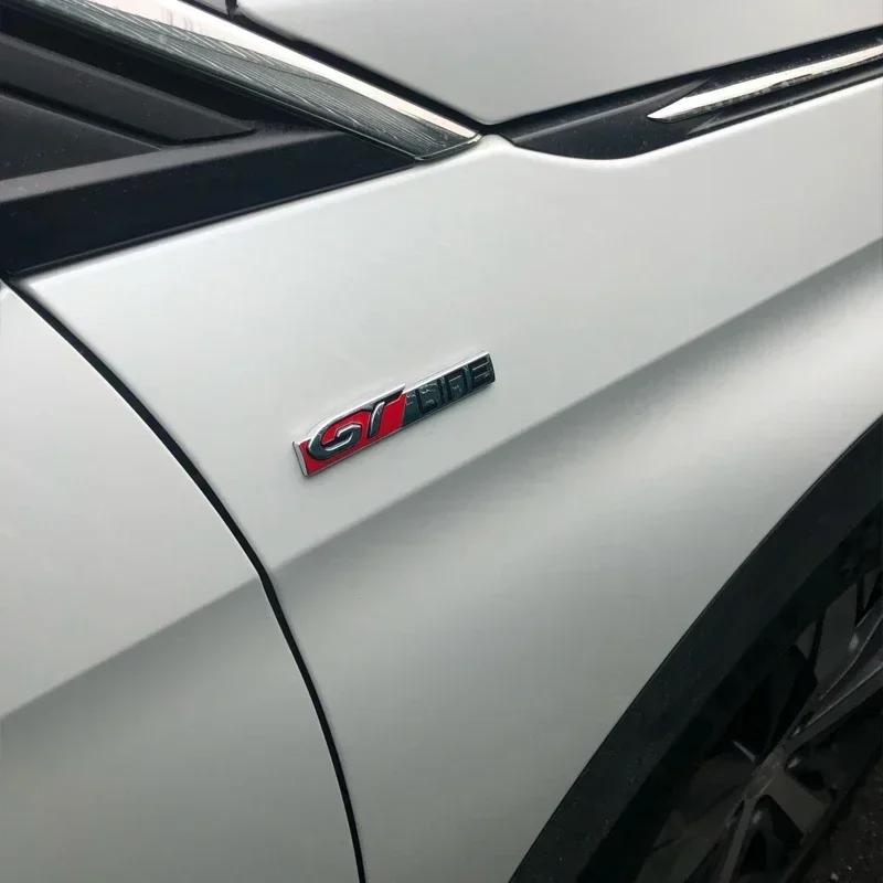 For n333 GT Line Logo 308 508 Rear Boot Tailgate Emblem Side Fender Badge Decals 3008 5008 Renault KIA Stickers Stinger 333n