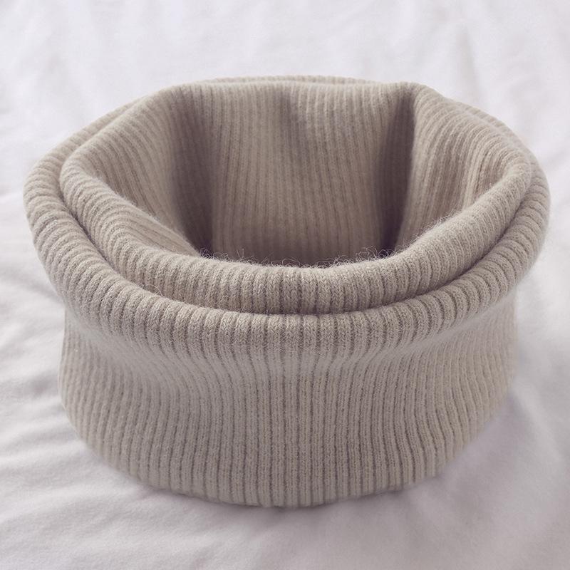 Unisex Winter Cashmere Snood: Windproof Scarf, Neck Warmer, and Mock Turtleneck for Cycling and Cold Weather Protection.
