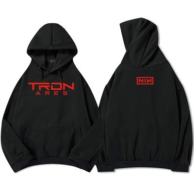 Nine Inch Nails Tron Ares Hoodies Mode Band Album Grafikdruck Sweatshirts Kapuzenpullover Langarm Herren Sudaderas Winter Herren Oberteile