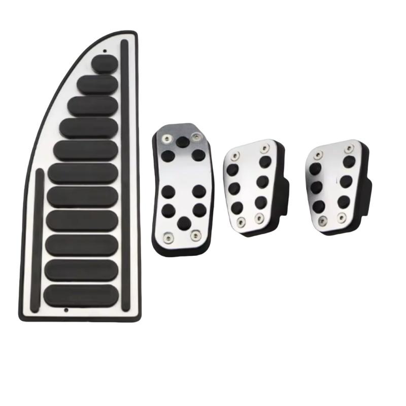 

Накладка на педаль автомобиля для Ford Fiesta MK7 2009 - 2015 Ecosport 2012 - 2017 Педали газа и акселератора Накладки Алюминиевый сплав Резина MT