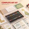 Glitter Gel Pens with Flexible Fiber Tips – 24-Pack, 10ml