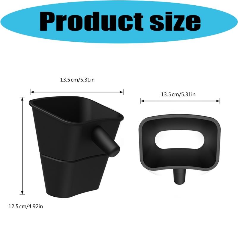 Silicone Flexible Baking Flour Funnel Stand Mixer Attachment Plastic Powder Funnel Flexible for Mixer Accessories