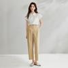 Women's Elegant Flutter Sleeve Short-Sleeve Blouse