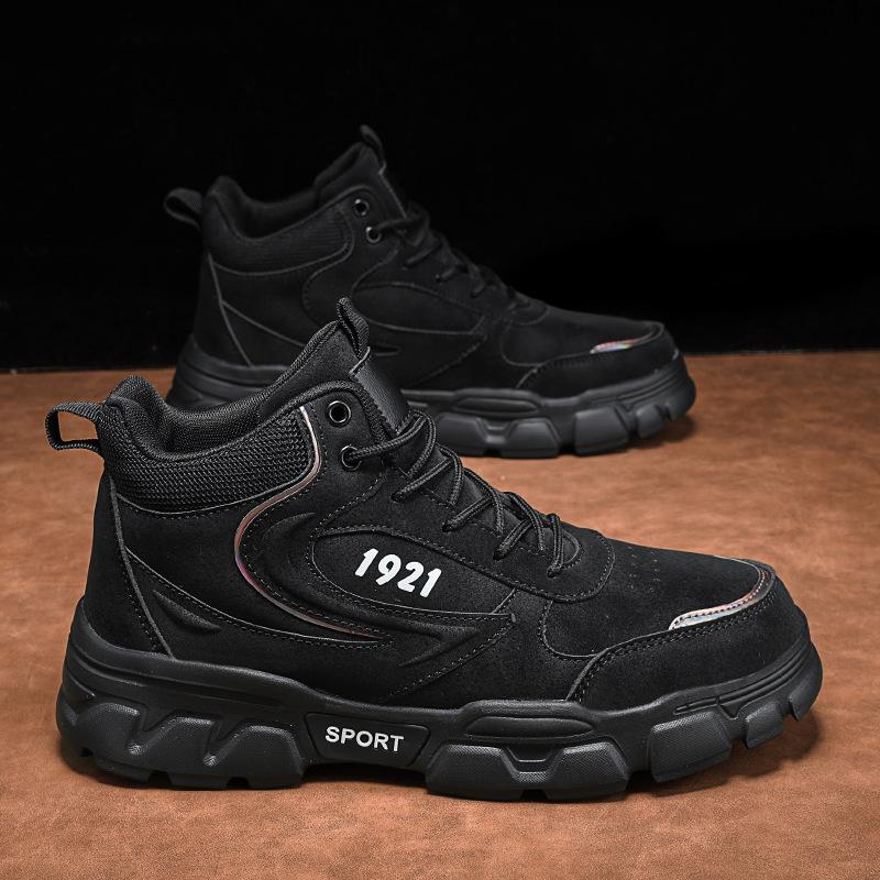 2025 Autumn and Winter New Men's Shoes Martin Boots Versatile Casual Shoes Men's Niche Original Trend Fashion Tooling Men's Boots