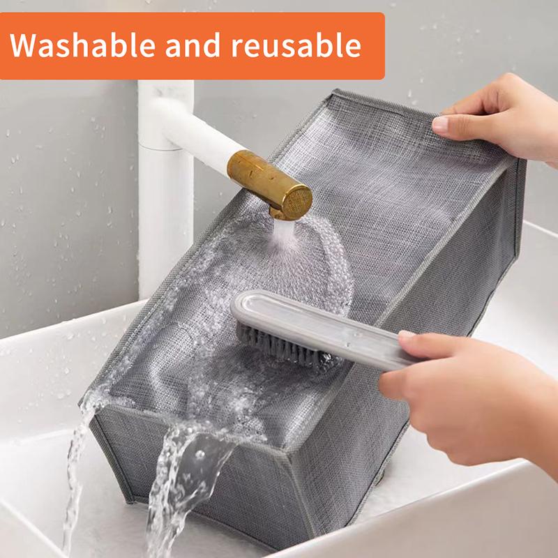 Underwear Organizer 24 Slots Foldable Container Drawer Divider Closet Storage Box for Bras Panties Socks in Bedroom