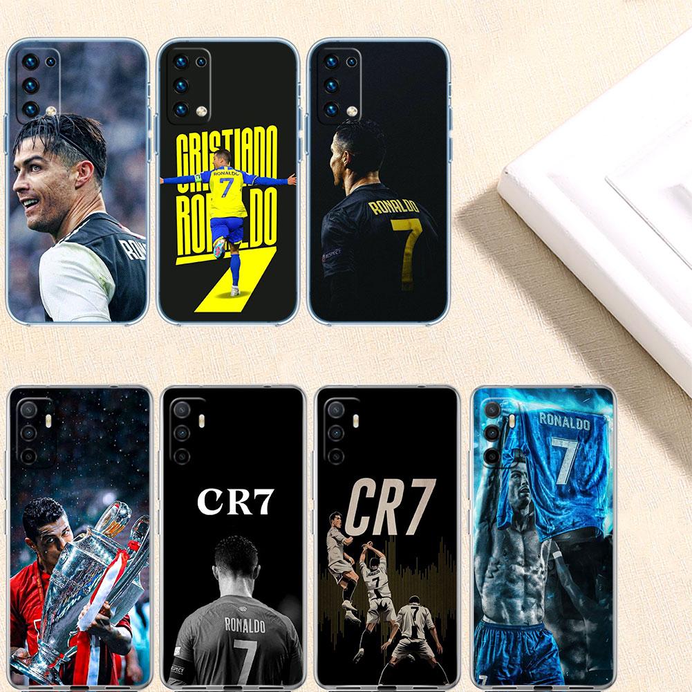 Star Football C-Cr7 Transparent Phone Case for Motorola Moto G40 G04 G05 One Ace Action Fusion + Plus Hyper Macro Vision Zoom