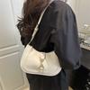 Fashionable Minimalist And Pu Leather Single Shoulder Handbag For Outings Daily