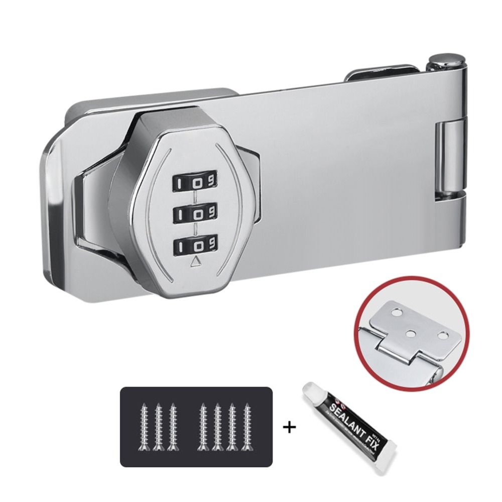 Security 3 Digit Coded Combination Coded Lock Coded Lock Cabinet Password Locks Window Stoppers