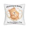 Our First Mothers Day Together Pillow Case Soft Pillow Cover For Living Room Bed Chair Morden Pillowcases