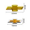 18mm/22mm metal Car Remote Key Fob Emblem Badge Radio button Sticker Replacement For Chevrolet Cruze Captiva Trax Malibu Sail
