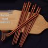 2025 High-End Anti-Mold Golden Cherry Blossom Bamboo Chopsticks – Anti-Slip & Heat-Resistant for Home Use