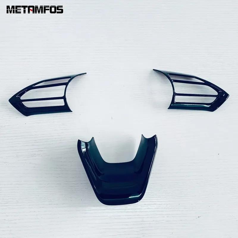 For Toyota Sienta 10 Series   2024 Matte Steering Wheel Cover Molding Trim Frame Sticker Bezel Accessories Car Styling