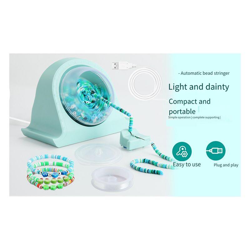 M-Modern-Bead Spinner, Bowl Clay Bead Spinner, Efficient Electric Bead Spinner With For Easy And Fun Jewelry Making Easy Install