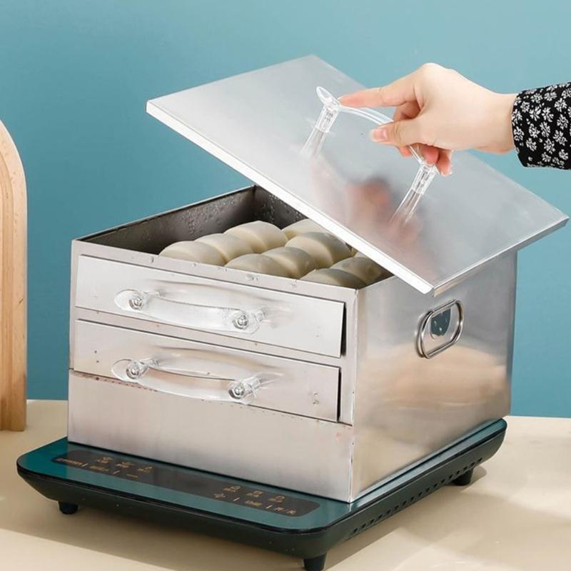 Professioneller mehrschichtiger Edelstahl-Reisnudeldämpfer für effizientes Kochen zu Hause und schnelle Frühstückszubereitung