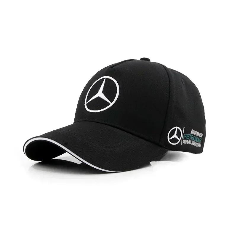 Car Baseball Cap Spring And Autumn Outdoor Adjustable Casual Hats Sunscreen Hat For Mercedes Benz W212 W213 W205 W177 W247 W176 BS3
