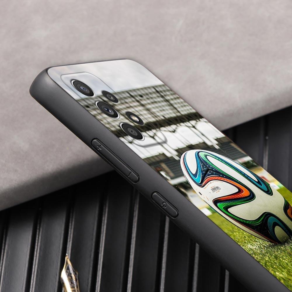 Football Soccer Ball Fire Un Rayo Phone Case For Samsung Galaxy A57 A56 A37 A55 A36 5G A26 A54 A52 A35 A34 A17 A16 A07 A06 Cover