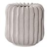 Flower Pot - EBUY24 - Wavy - Ceramic - Grey - 15.5 X 16 X 15.5 Cm