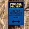 Custom Aluminum Road Warning Sign For Indoor Outdoor Home Garage Yard Decor