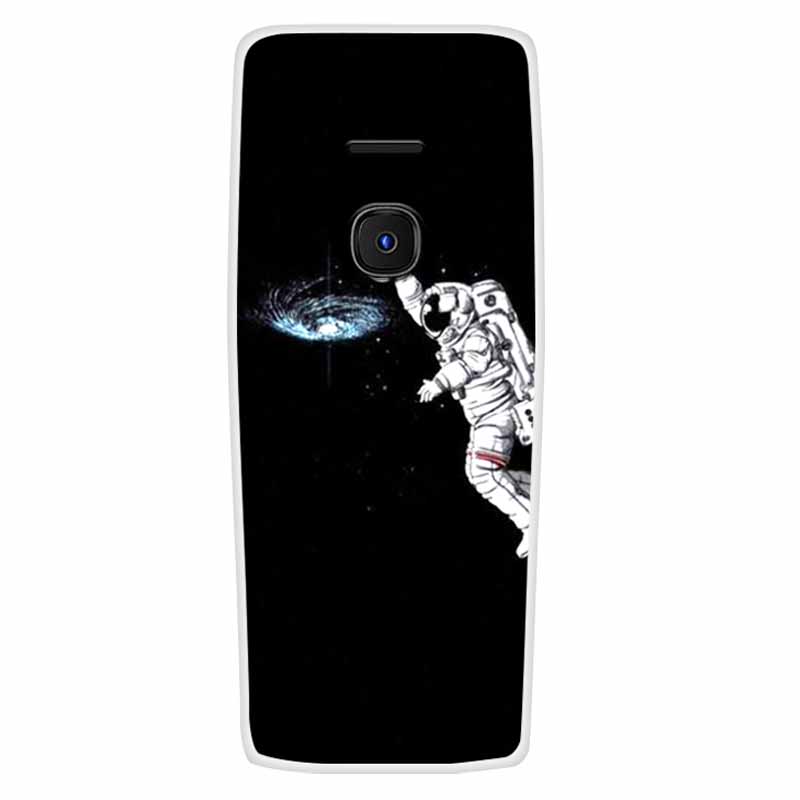 For Nokia 8210 4G Case Soft Silicone Owl Wolf Fashion Back Covers for Nokia 6300 4G Cases Lovely Painted Marble Protection Bags