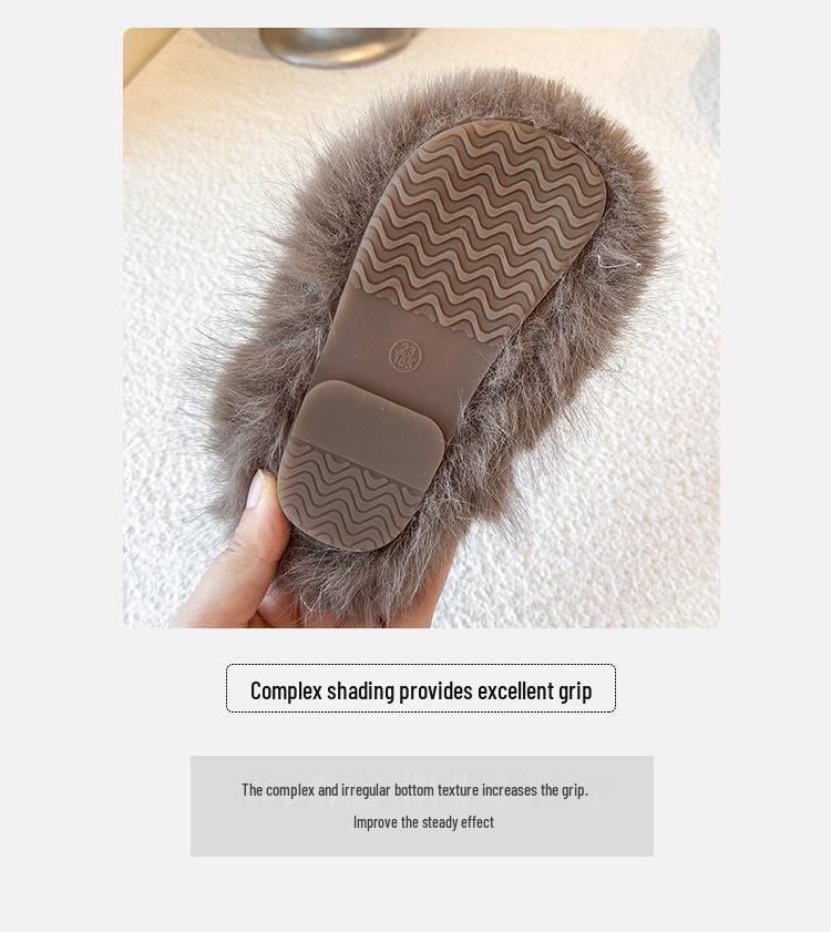 Children's Birkenstock Fuzzy Velvet Closed-Toe Slippers - Autumn/Winter 2025 Collection