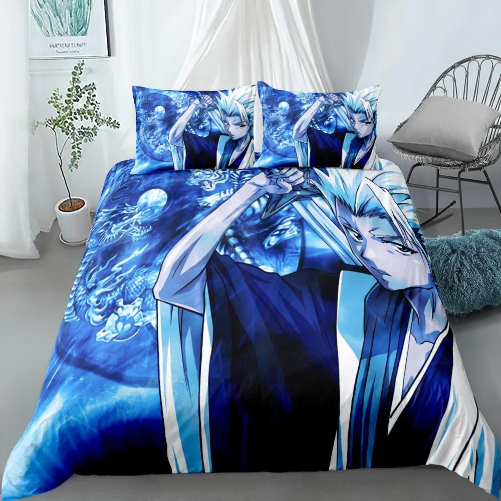 Anime bleach Children Bedding Set King Queen Double Full Twin Single Size Bed Linen Set
