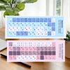 Universelle Tastaturaufkleber 1/3 Blatt, DIY Koreanisch-Japanische Aufkleber für Notizbuch-Computer, Zubehör.