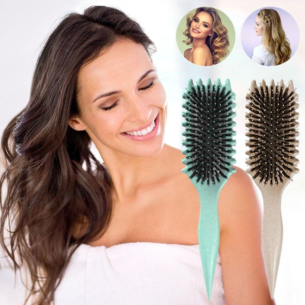 

Инструмент для укладки волос, щетина кабана, нейлоновая щетка для волос, портативная щетка для завивки волос, щетка для вьющихся волос