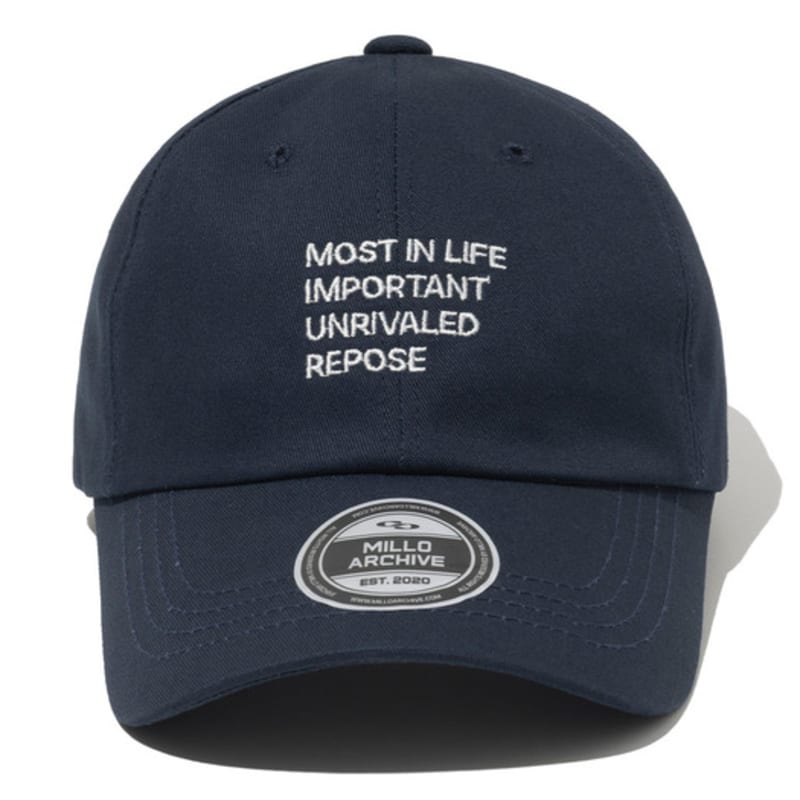 

Millo Archive Repose Signature Ball Cap [Navy] FREE