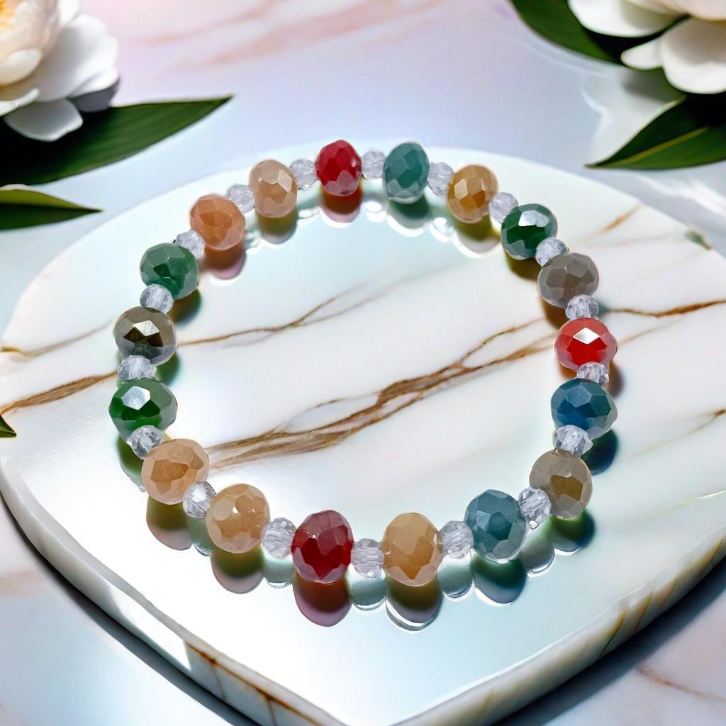 Cat's Eye Moonstone Butterfly Bracelet for Women – Trendy, Versatile Beaded Design, Perfect Student Gift