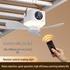 Rechargeable Mini Smart Ceiling Fan Light for Desktop, Camping, and Pendant Use