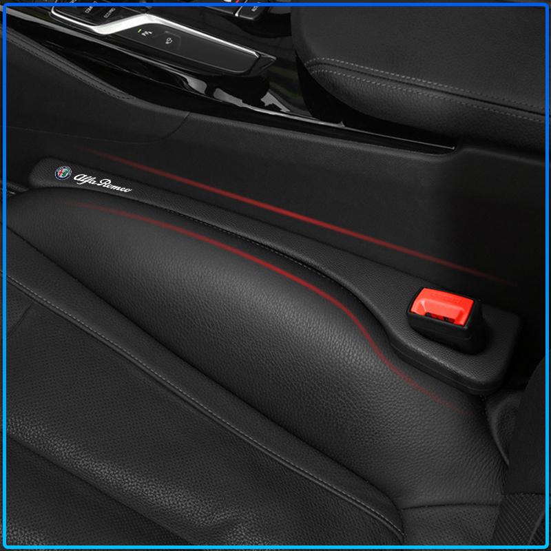 2pcs Car Seat Gap Plug Anti-Seat Leakage Chair Seat Sealing For Alfa Romeo 147 159 156 Giulietta Giulia Mito Spider Alpha Nheadrest