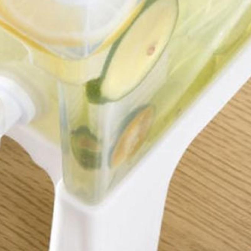 3.5L Plastic Cold Drink Dispenser Leakproof Beverage Dispenser with Spigot Drinkware Bottle Container Milk Dispenser for Fridge China Mainland