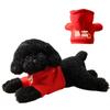 XXSLY Plush Poodle Dog Body Bedroom Realistic Cushion with Memory Character Perfect for Birthday with Clothes Pillow, Decor, Soft, Foam, Fluffy,