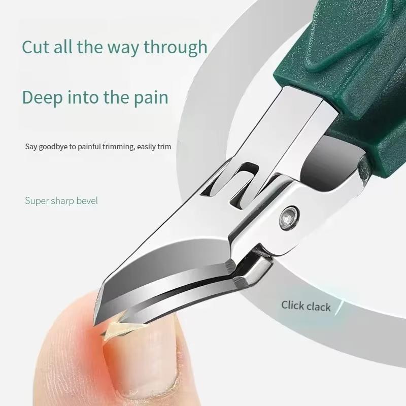 1Pcs Stainless Steel Diagonal Toenail Clipper For Ingrown Or Thick Toenails Trimmer Professional Podiatrist Toenail Nipper