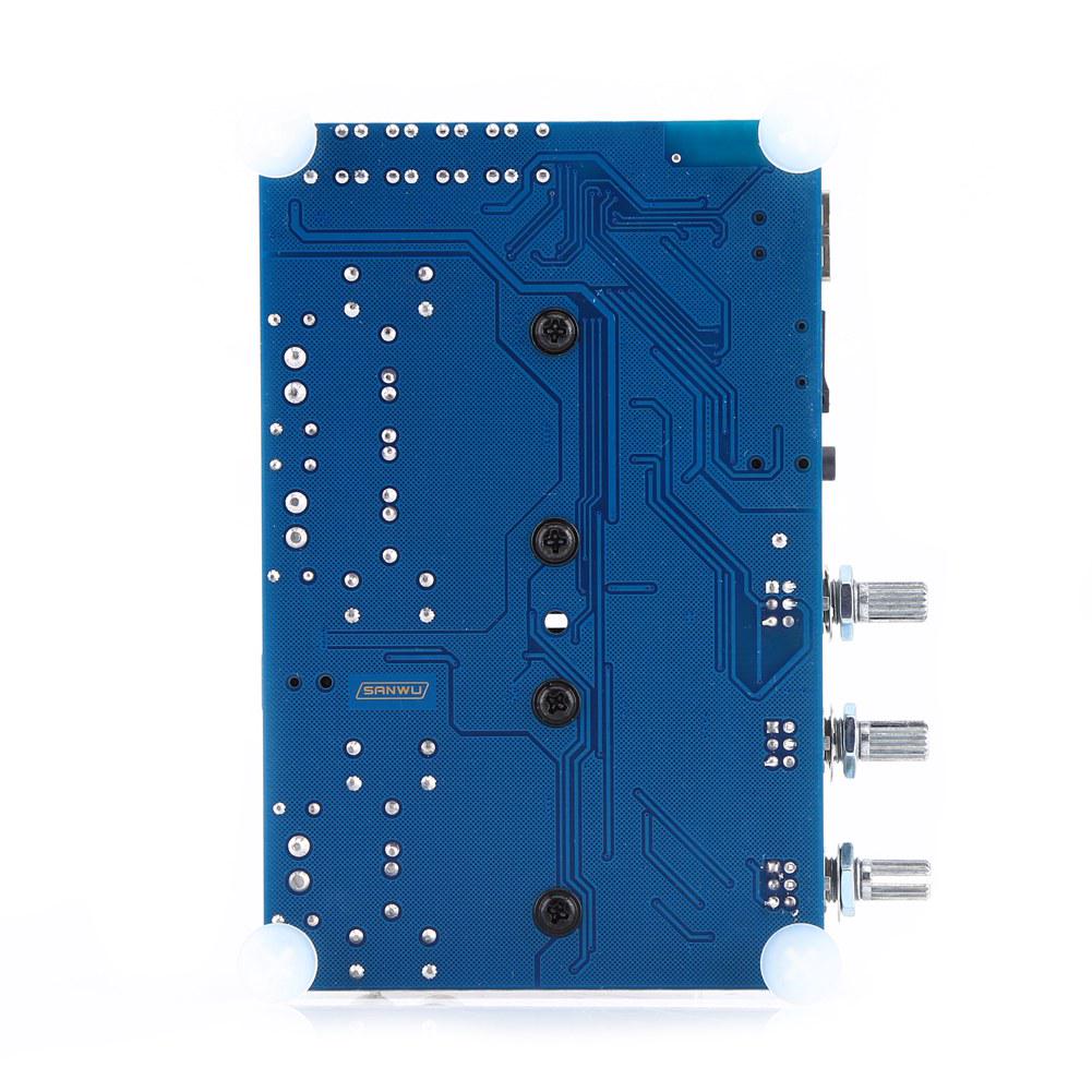 Digital 2.1 Channel Amplifier Board Bluetooth USB TF Input 50W+50W Stereo 100W Subwoofer Output