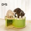 Large Cat Tunnel Bed Felt Cat Nest Detachable Cat Hideaway Nap Rest Bed Cat Cave House Pet Playing Tunnel