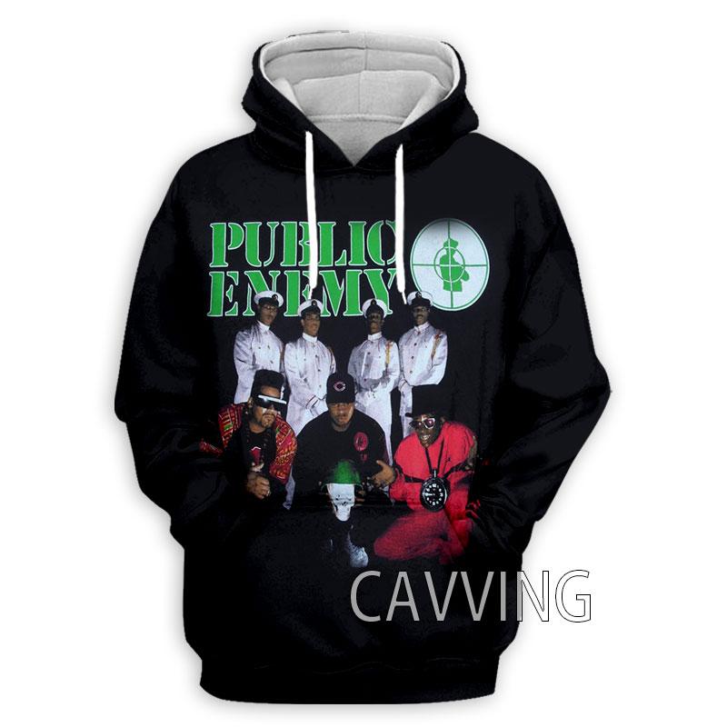 New Fashion Women/Men's 3D Print Public Enemy Hoodies Hooded Sweatshirts Harajuku Hoodie Sweatshirts Tops Clothing