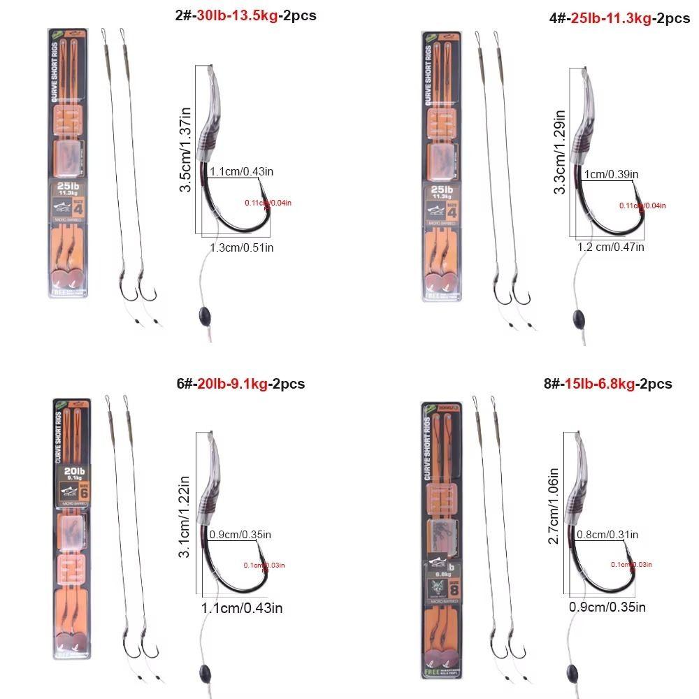 2 szt. Sprzęt Żyłka haczyk Wędkarski Pesca Pesca Przynęty Narzędzia Zestaw Sprzęt Wędkarski Zestaw Wędkarstwo Karpiowe