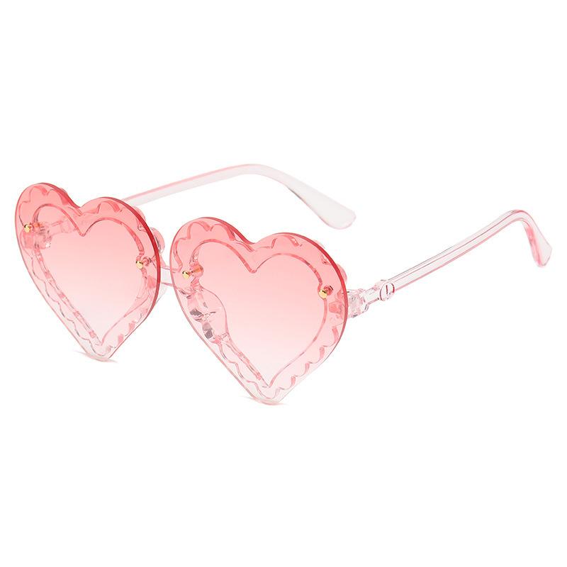 Children'S Concave Shape Versatile Love Sunglasses, Men'S And Women'S Baby Uv-Proof Glasses, Sunglasses