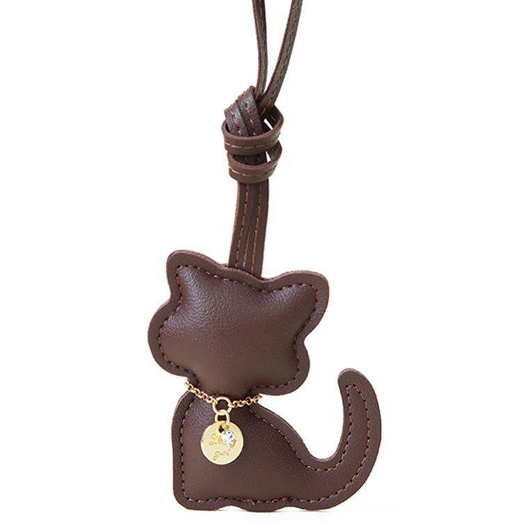 Adorable Mini Cat Bag Pendant Keychain Ornament - Cute Gift for Couples