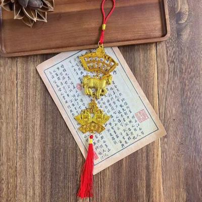 2026 New Year Lucky Decoration Year Of The Horse Wall Hanging Ornament Chinese Car Pendant Accessories Housewarming Gifts