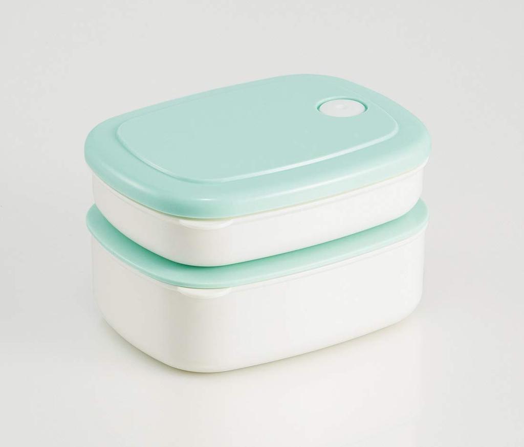 Skater Rice Powder Pastel for Freezing and Preparing Rice Container, 280ml, Thin, Green, SLG2,