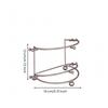 Tiara Display Rack Metal Crown Stand Sturdy for Dressing Rooms, Brides