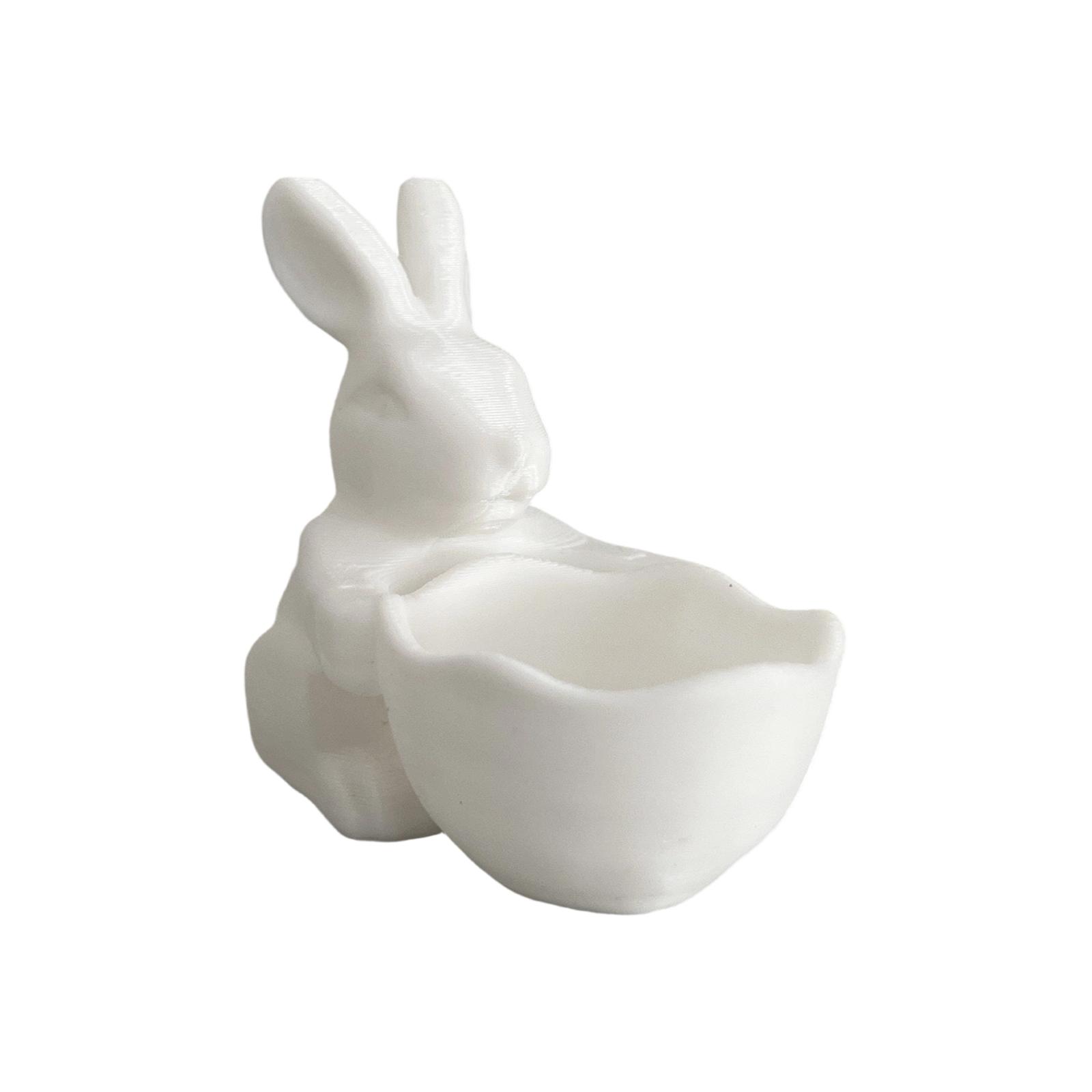 Easter Gift: Home Decor With Basket, Candy Basket, Small Accessories Storage Tray, Rack One Size белый