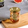 Creative Glass Cups Double-layer Heat-resistant Tumbler Drinking Cups Juice Milk Coffee Cups Tumbler Corrugated Cups 200ml